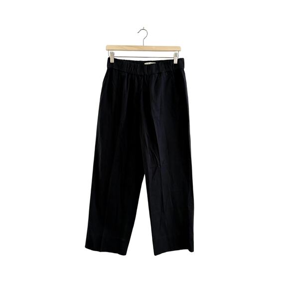Everlane The Easy Pant Straight Leg Chino Elastic Waist Pull-On Black XXS - Picture 4 of 7